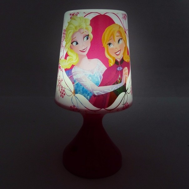 ABAJUR PROJEÇÃO LED FROZEN